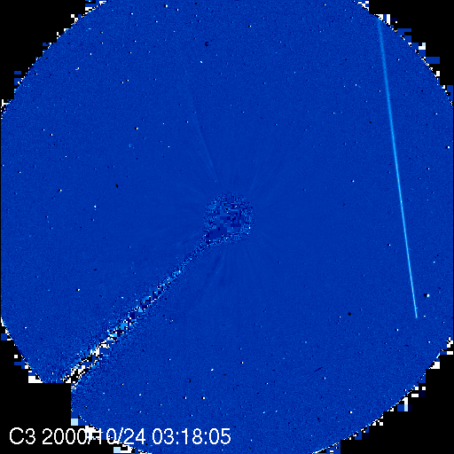 LASCO sample image - debris